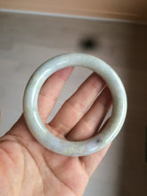 Load image into Gallery viewer, 56.8mm certified 100% natural type A light green/purple/yellow round cut jadeite jade bangle D121-8931