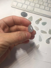 Load image into Gallery viewer, 100% Natural super icy watery sunflower seeds jadeite Jade beads pendant/earring suplies PC120 (Add on item. No sale individually)