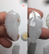 Load image into Gallery viewer, Type A 100% Natural green/yellow/purple Jadeite Jade leaf pendant group m100