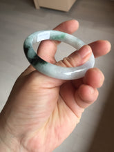 Load image into Gallery viewer, 51.5mm certified Type A 100% Natural sunny green purple oval Jadeite Jade bangle BN43-5137