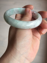 Load image into Gallery viewer, 56.5mm 100% natural type A green/white/purple/red (FU LU SHOU) jadeite jade bangle BP54-0621