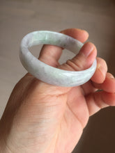Load image into Gallery viewer, 51.2mm Certified Type A 100% Natural light green purple jadeite jade bangle AA100-9100