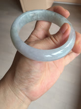 Load image into Gallery viewer, 56mm Certified Type A 100% Natural icy watery light green purple jadeite Jade bangle BK124-3398