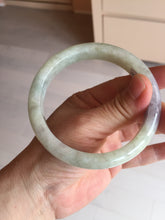 Load image into Gallery viewer, 61.5mm Certified Type A 100% Natural white/light purple/green Jadeite Jade bangle BF122-1926