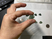 Load image into Gallery viewer, 100% Natural type A icy watery dark green(老油青) happy Buddha jadeite pendant BP178