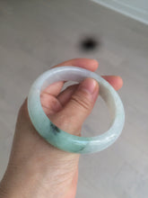 Load image into Gallery viewer, 55.6mm Certified type A 100% Natural icy watery light green Jadeite bangle AY24-1699
