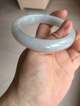 Load image into Gallery viewer, 55.6mm Certified type A 100% Natural light green/purple/white Jadeite bangle BK126-0252