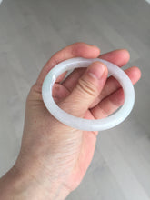 Load image into Gallery viewer, 49mm certified 100% natural Type A icy watery sunny green white yellow jadeite jade bangle BN70-9367
