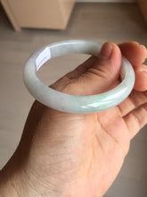 Load image into Gallery viewer, 51mm certified Type A 100% Natural green/purple/white oval Jadeite Jade bangle BM59-0262