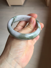 Load image into Gallery viewer, 54mm Certified Type A 100% Natural dark green purple(苏堤绕绿) Jadeite Jade bangle PC103-9161