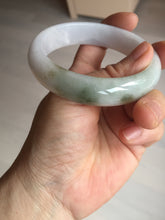Load image into Gallery viewer, 57.7mm certified Type A 100% Natural sunny green yellow brown white purple Jadeite Jade bangle Y160-3009