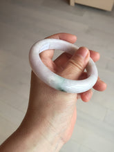 Load image into Gallery viewer, 57.5mm Certified Type A 100% Natural sunny green/white/purple Jadeite Jade bangle BL5-0369