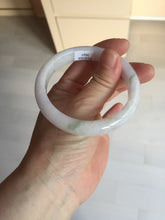 Load image into Gallery viewer, 56mm certified 100% natural type A icy watery green/purple jadeite jade bangle BN90-3561
