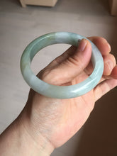Load image into Gallery viewer, 57mm Certified Type A 100% Natural light green blue brown jadeite Jade bangle PC94-0362