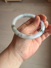 Load image into Gallery viewer, 57.7mm certified Type A 100% Natural green yellow brown white slim Jadeite Jade bangle BS89-6674