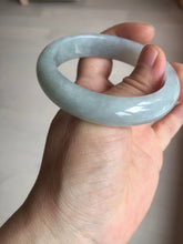 Load image into Gallery viewer, 53.4mm Certified Type A 100% Natural icy watery light green purple jadeite Jade bangle BK121-3399