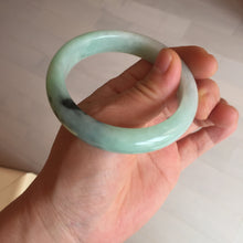 Load image into Gallery viewer, 54mm Certified Type A 100% Natural apple green dark green Jadeite Jade bangle BM23-0236