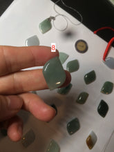 Load image into Gallery viewer, 100% natural type A jadeite jade icy Willow leaf bead KS97