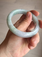 Load image into Gallery viewer, 55.5mm certified 100% natural Type A green purple red round cut jadeite jade bangle AA96-9152