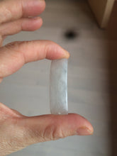 Load image into Gallery viewer, 100% natural type A icy watery light green white jadeite jade rectangle bead/craft supplies BG9