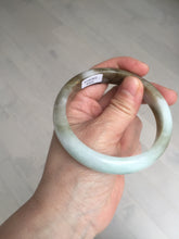 Load image into Gallery viewer, 59.2mm certified Type A 100% Natural green brown pink Jadeite Jade bangle BL120-9433