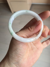 Load image into Gallery viewer, 52.8mm Certificated 100% natural type A sunny green/white/red jadeite jade bangle AF91-3177