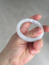Load image into Gallery viewer, 49mm certified 100% natural Type A icy watery sunny green white yellow jadeite jade bangle BN70-9367