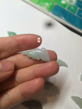 Load image into Gallery viewer, 100% Natural sunny green/white/ice clear/brown jadeite Jade baby dolphin pendant AX30 add on item