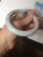 Load image into Gallery viewer, 62.6mm Certified Type A 100% Natural green/yellow/white/purple early spring mountain forest series Jadeite Jade bangle K93-0461