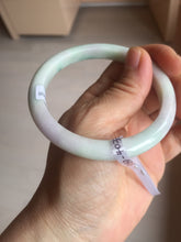Load image into Gallery viewer, 57mm certified Type A 100% Natural green purple Jadeite Jade bangle PC40-4033