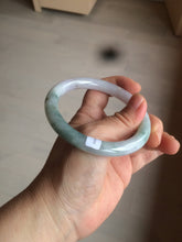 Load image into Gallery viewer, 57.8mm certified 100% natural type A green/purple/brown round cut jadeite jade bangle BF102-1686