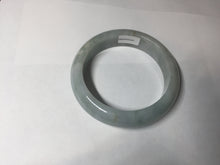 Load image into Gallery viewer, 56.3mm certified 100% natural Type A light green chubby jadeite jade bangle BK24-4402