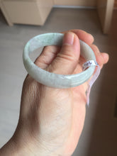 Load image into Gallery viewer, 50.5mm certified 100% natural Type A sunny green/light purple jadeite jade bangle PC42-0687
