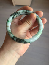 Load image into Gallery viewer, 60mm certified Type A 100% Natural sunny green dark green brown Jadeite Jade bangle AA46-3274