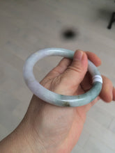 Load image into Gallery viewer, 57.8mm certified 100% natural type A green/purple/brown round cut jadeite jade bangle BF102-1686