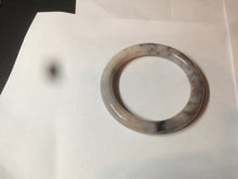 Load image into Gallery viewer, 52.5mm 100% natural beige brown gray beige round cut Coral Jade (珊瑚玉) bangle SY65
