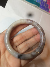 Load image into Gallery viewer, 52.5mm 100% natural beige brown gray beige round cut Coral Jade (珊瑚玉) bangle SY65