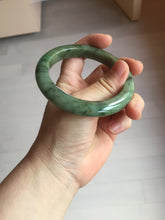 Load image into Gallery viewer, 58.5mm Certified 100% natural Type A dark green/black jadeite bangle PD31-9808