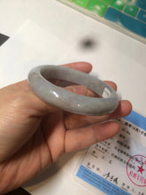 Load image into Gallery viewer, 57.7mm certified Type A 100% Natural red/brown/purple/gray Jadeite Jade bangle BG56-0312