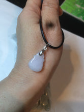 Load image into Gallery viewer, 100% Natural light green/white/purple Jadeite Jade money bag bead pendant BF86 Add-on item!