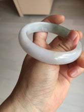 Load image into Gallery viewer, 57.5mm certified Type A 100% Natural dark green purple white Jadeite Jade bangle Y158-3015