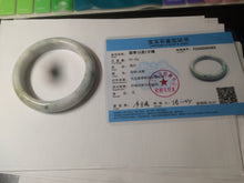 Load image into Gallery viewer, 59mm Certified Type A 100% Natural green/yellow/purple 59.1mm Certified Type A 100% Natural green/yellow/white Jadeite Jade bangle AY56-0463Fu Lu Shou) Jadeite Jade bangle AK52-1213