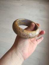 Load image into Gallery viewer, 57.8mm 100% natural red/orange/purple/pink chubby Sardonyx(战国红) bangle SY72