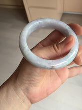 Load image into Gallery viewer, 55.4mm Certified type A 100% Natural sunny green/purple/orange(Fu LU SHOU) Jadeite bangle BN44-5132