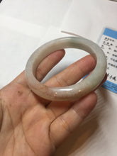 Load image into Gallery viewer, 55mm Certified Type A 100% Natural light green white red Jadeite bangle PB197-6665