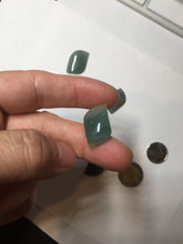 Load image into Gallery viewer, 100% natural type A Guatemala jadeite jade icy watery yellow green black Willow leaf pendant group BP63