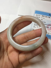 Load image into Gallery viewer, 55mm Certified Type A 100% Natural light green white red Jadeite bangle PB197-6665