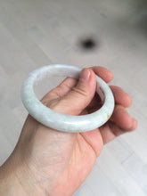 Load image into Gallery viewer, 55.5mm Certified type A 100% Natural light green/purple Jadeite bangle AZ89-1624