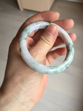 Load image into Gallery viewer, 53.5mm Certified type A 100% Natural sunny green/purple/yellow(Fu LU SHOU) Jadeite bangle BN42-5128