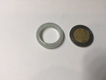 Load image into Gallery viewer, 100% natural type A icy watery light green/white jadeite jade band ring group R116